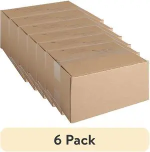 (6 pack) Pen+Gear Medium Shipping Box with 32 ECT, Kraft, 11 x 7.5 x 5.5 Inches (6 pack) Pen+Gear Medium Shipping Box with 32 ECT, Kraft, 11 x 7.5 x 5.5 Inches