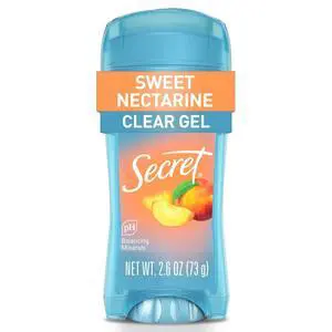 Secret Fresh Clear Gel Antiperspirant Deodorant, Sweet Nectarine, 2.6 oz Secret Fresh Clear Gel Antiperspirant Deodorant, Sweet Nectarine, 2.6 oz
