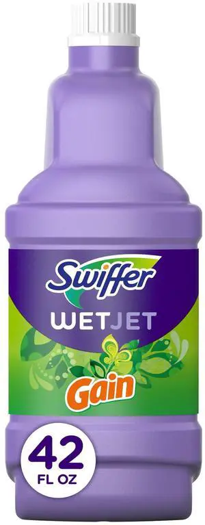 Swiffer Wet Jet Solution Refill, Gain, 1 x 42.2 fl oz Swiffer Wet Jet Solution Refill, Gain, 1 x 42.2 fl oz