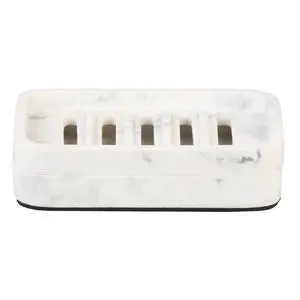 Better Homes & Gardens Faux Marble Soap Dish, White Better Homes & Gardens Faux Marble Soap Dish, White
