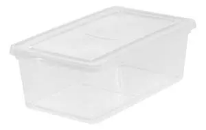 IRIS USA 6 Qt. Plastic Storage Bins with Lids, Clear, Stackable Totes, Containers IRIS USA 6 Qt. Plastic Storage Bins with Lids, Clear, Stackable Totes, Containers