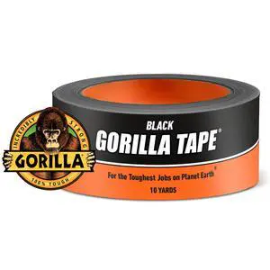 Gorilla Duct Tape 10 Yard Black Single Roll Gorilla Duct Tape 10 Yard Black Single Roll