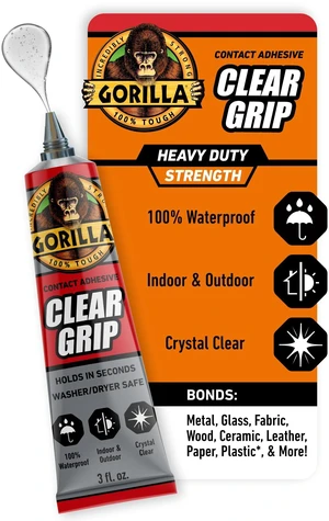 Gorilla Clear Grip Contact Adhesive Gorilla Clear Grip Contact Adhesive