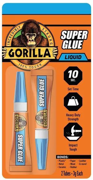 Gorilla Super Glue 2-3g Tubes Gorilla Super Glue 2-3g Tubes