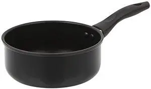 Mainstays 2qt Non-Stick Aluminum Saucepan, Black Mainstays 2qt Non-Stick Aluminum Saucepan, Black