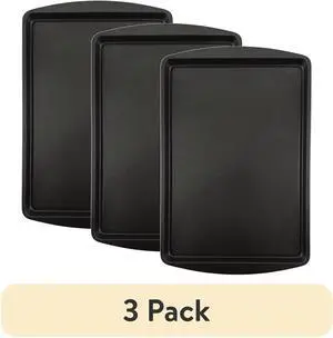 Mainstays Nonstick 9x13 Cookie Sheet Bakeware Pan (3 Pack) Mainstays Nonstick 9x13 Cookie Sheet Bakeware Pan (3 Pack)