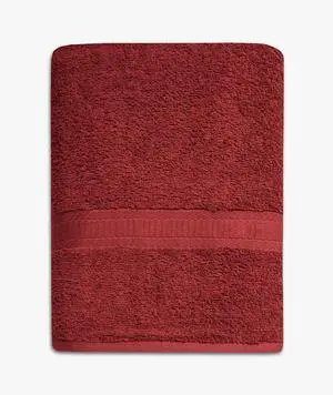 Mainstays Basic Bath Sheet, 100% Cotton, Red Mainstays Basic Bath Sheet, 100% Cotton, Red