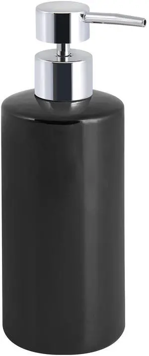 Mainstays Basic Ceramic Lotion Pump Rich Black Mainstays Basic Ceramic Lotion Pump Rich Black