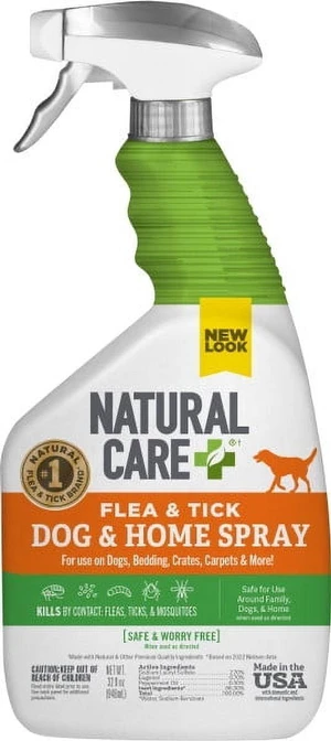 Natural Care Flea and Tick Repellent Spray 32oz for Dogs and Home Natural Care Flea and Tick Repellent Spray 32oz for Dogs and Home