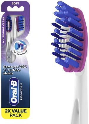 Oral-B Pro Whitening Toothbrush, Soft, 2 Count Oral-B Pro Whitening Toothbrush, Soft, 2 Count