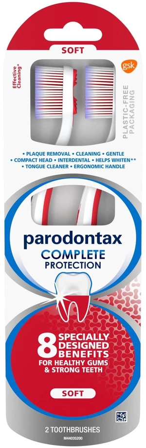 Parodontax Complete Protection Manual Soft Toothbrush, 2 Pack Parodontax Complete Protection Manual Soft Toothbrush, 2 Pack