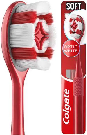 Colgate Optic White Soft Toothbrush for Adults, 1 Pack Colgate Optic White Soft Toothbrush for Adults, 1 Pack