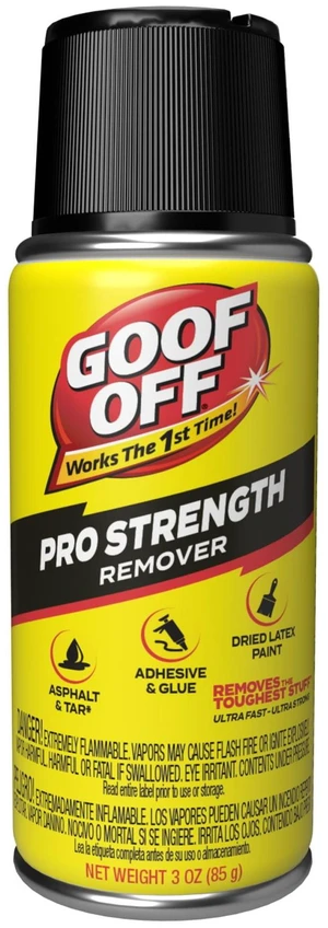 Goof Off Pro Remover Aerosol 3oz Goof Off Pro Remover Aerosol 3oz