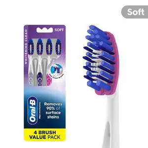 Oral-B Pro Whitening Toothbrushes, Soft, 4 Count Oral-B Pro Whitening Toothbrushes, Soft, 4 Count
