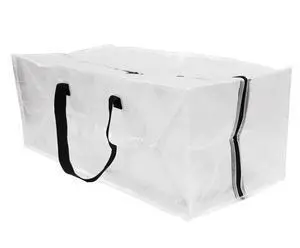 Mainstays 20 Gallon Heavy Duty Clear Storage and Moving Bag with Dual Handles and Backpack Straps Mainstays 20 Gallon Heavy Duty Clear Storage and Moving Bag with Dual Handles and Backpack Straps