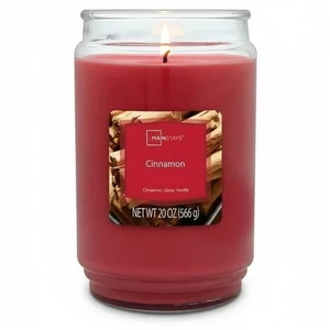 Mainstays Cinnamon Scented Single-Wick Glass Jar Candle 20oz Mainstays Cinnamon Scented Single-Wick Glass Jar Candle 20oz