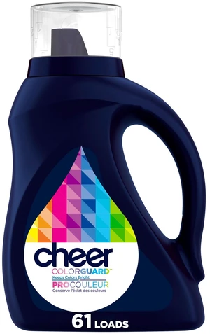 Cheer Liquid Laundry Detergent, 61Loads, 81fl oz, HE Compatible Cheer Liquid Laundry Detergent, 61Loads, 81fl oz, HE Compatible