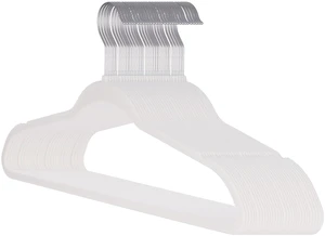 Better Homes & Gardens Beige Ultra Slim Velvet Non-Slip Clothes Hangers 30-Pack Better Homes & Gardens Beige Ultra Slim Velvet Non-Slip Clothes Hangers 30-Pack