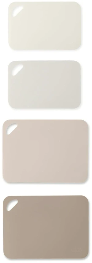 Thyme & Table 4-Piece Poly Cutting Mats, 7.5"x11.4" Small, 9.8"x13.4" Medium, Cream Thyme & Table 4-Piece Poly Cutting Mats, 7.5"x11.4" Small, 9.8"x13.4" Medium, Cream