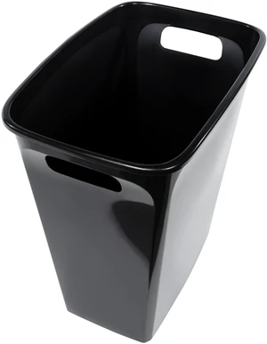 Hefty Kitchen Trash Can 8.8Gallon Plastic Open Top Garbage Bucket with No Lid, Black Hefty Kitchen Trash Can 8.8Gallon Plastic Open Top Garbage Bucket with No Lid, Black