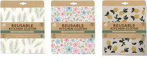 Reusable Kitchen Cloths 4-Pack Reusable Kitchen Cloths 4-Pack