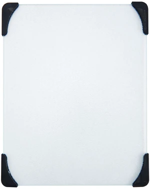 12-inch x 15-inch Farberware Glass Cutting Board with Black Non-Slip Corners 12-inch x 15-inch Farberware Glass Cutting Board with Black Non-Slip Corners