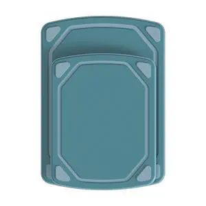 Mainstays 2-Piece Non-Slip Recycled Poly Cutting Board, 8.5" x 11" and 10" x 14", Blue Mainstays 2-Piece Non-Slip Recycled Poly Cutting Board, 8.5" x 11" and 10" x 14", Blue