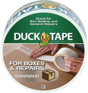 Duck Tape Clear 1.88in x 25yd for Boxes and Repairs Duck Tape Clear 1.88in x 25yd for Boxes and Repairs