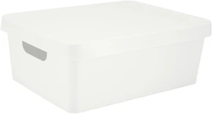 Simplify 3.74gal Plastic Storage Boxes, White Simplify 3.74gal Plastic Storage Boxes, White