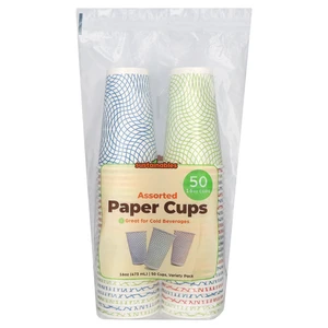 Sustainables 16oz Assorted Paper Cups, 50Count Sustainables 16oz Assorted Paper Cups, 50Count