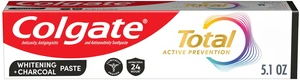 Colgate Total Active Prevention Whitening Charcoal Toothpaste, Mint, 5.1 oz Colgate Total Active Prevention Whitening Charcoal Toothpaste, Mint, 5.1 oz