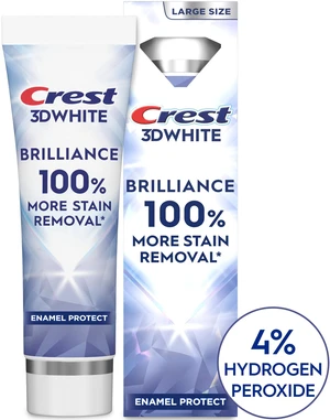 Crest 3D White Brilliance Pro Enamel Protect Teeth Whitening Toothpaste, 3.9 oz Crest 3D White Brilliance Pro Enamel Protect Teeth Whitening Toothpaste, 3.9 oz