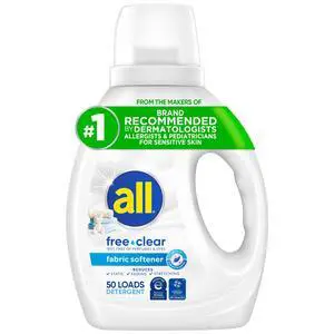 all free clear Liquid Fabric Softener for Sensitive Skin, 34 fl oz, 50 Loads all free clear Liquid Fabric Softener for Sensitive Skin, 34 fl oz, 50 Loads