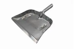 Fulton Heavy Duty Galvanized Steel Dustpan - Silver Fulton Heavy Duty Galvanized Steel Dustpan - Silver