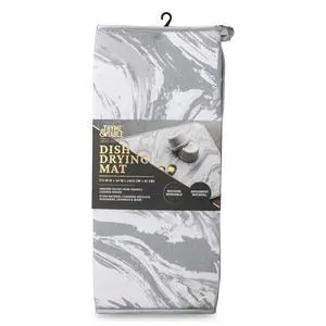 Thyme & Table Marble Print Dish Drying Mat, 17.5 x 24 Inches Thyme & Table Marble Print Dish Drying Mat, 17.5 x 24 Inches
