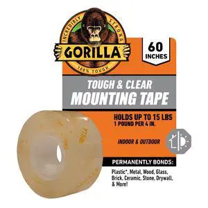 Gorilla Clear Mounting Tape 60in Roll Gorilla Clear Mounting Tape 60in Roll