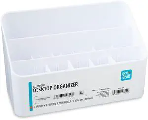 Pen+Gear White All in One Desktop Storage Organizer for School and Office Supplies Pen+Gear White All in One Desktop Storage Organizer for School and Office Supplies