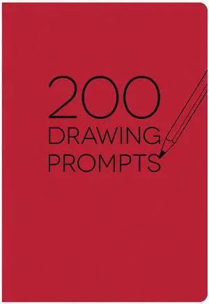 Piccadilly 200 Drawing Prompts Guided Sketchbook 204 Pages, Red Cover Piccadilly 200 Drawing Prompts Guided Sketchbook 204 Pages, Red Cover