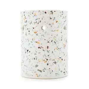 Mainstays Tealight Ceramic Warmer, Multi-Colored Terrazzo, 1 Pc Mainstays Tealight Ceramic Warmer, Multi-Colored Terrazzo, 1 Pc