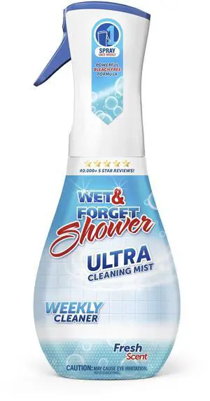 Wet & Forget Shower Ultra Cleaning Mist, Fresh Scent, 16.9 fl oz Wet & Forget Shower Ultra Cleaning Mist, Fresh Scent, 16.9 fl oz