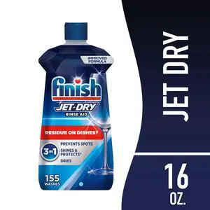 Finish Jet-Dry Rinse Aid, Dishwasher Rinse Agent and Drying Agent, 16 oz Finish Jet-Dry Rinse Aid, Dishwasher Rinse Agent and Drying Agent, 16 oz