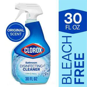 Clorox Bathroom Disinfecting Cleaner, Original, Spray Bottle, 30 fl oz Clorox Bathroom Disinfecting Cleaner, Original, Spray Bottle, 30 fl oz