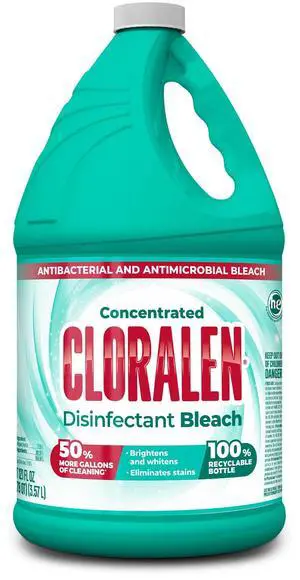 Cloralen Concentrated Household Cleaning Liquid Bleach, 121 fl oz Cloralen Concentrated Household Cleaning Liquid Bleach, 121 fl oz