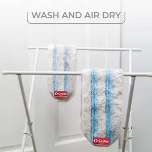 O-Cedar H2prO Microfiber Flat Mop Head Replacement Machine Washable O-Cedar H2prO Microfiber Flat Mop Head Replacement Machine Washable