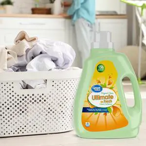 Great Value Ultimate Fresh Fabric Softener, Original Clean, 100 fl oz, 136 Loads, Compare to Gain® Great Value Ultimate Fresh Fabric Softener, Original Clean, 100 fl oz, 136 Loads, Compare to Gain®