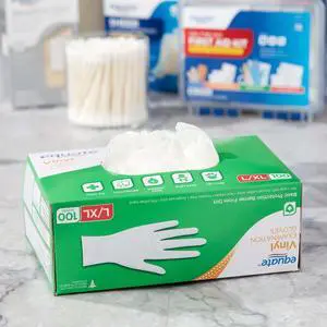 Equate Vinyl Examination Gloves, Large/X-Large, 100 Count Equate Vinyl Examination Gloves, Large/X-Large, 100 Count