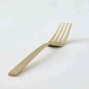 (4 pack) Better Homes & Gardens River Gold Stainless Steel Salad Fork (4 pack) Better Homes & Gardens River Gold Stainless Steel Salad Fork