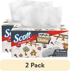 (2 pack) Scott On-The-Go Cloths (2 pack) Scott On-The-Go Cloths
