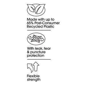 Great Value Sustainable Strong Flex Tall Kitchen Trash Bags, 13 gal, 40 Count Great Value Sustainable Strong Flex Tall Kitchen Trash Bags, 13 gal, 40 Count