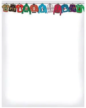 Great Papers! Holiday Stationery 8.5" x 11" Holiday Sweater 80 count (2015097) Great Papers! Holiday Stationery 8.5" x 11" Holiday Sweater 80 count (2015097)